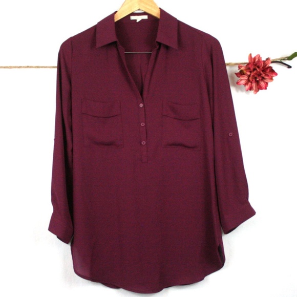 *HOST PICK!* Lot of 3 Pleione Anthro Career Tops - Picture 4 of 8